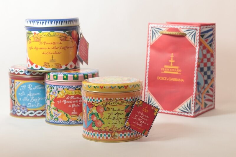 PANETTONE FIASCONARO DOLCE & GABBANA AGRUMI E ZAFFERANO 100 GR