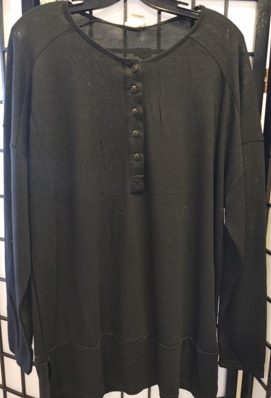 Plus Black Top Button