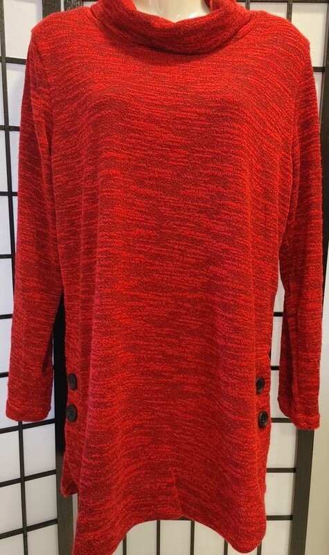 Rust Tunic Sweater