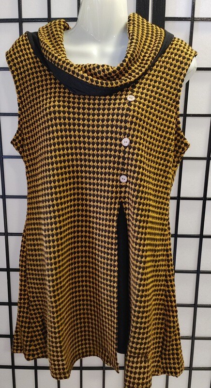 Yellow Sleeveless Top