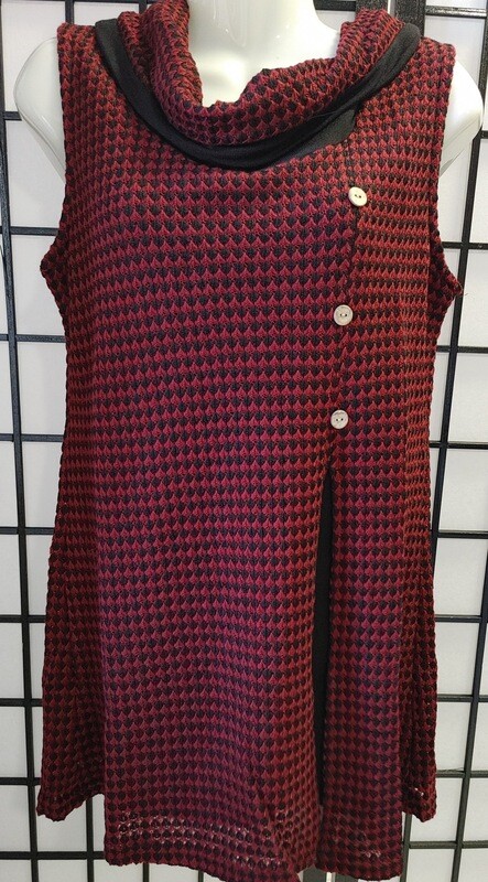 Red Sleeveless Top