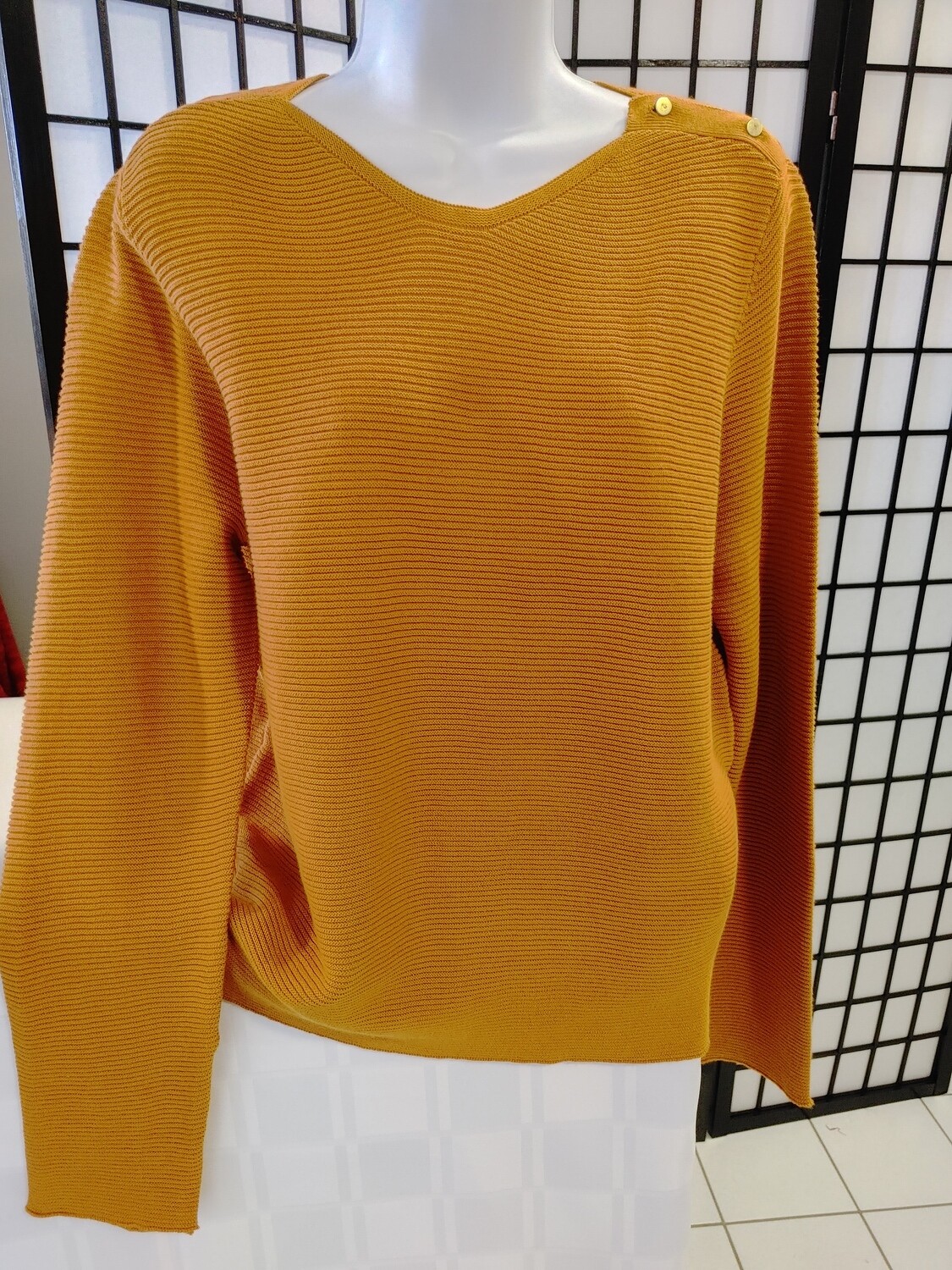 Gold Knit Sweater