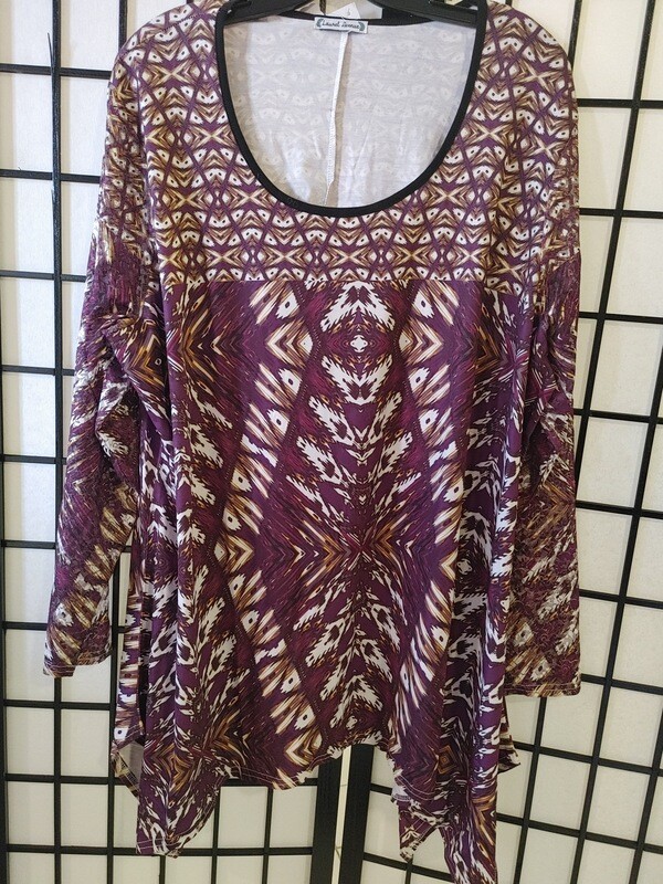 Plus Purple Design Top