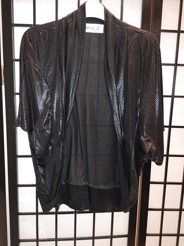 Black Sparkle Bolero