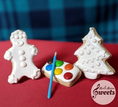 Paint-Your-Own Christmas (Gingerbread and Tree)