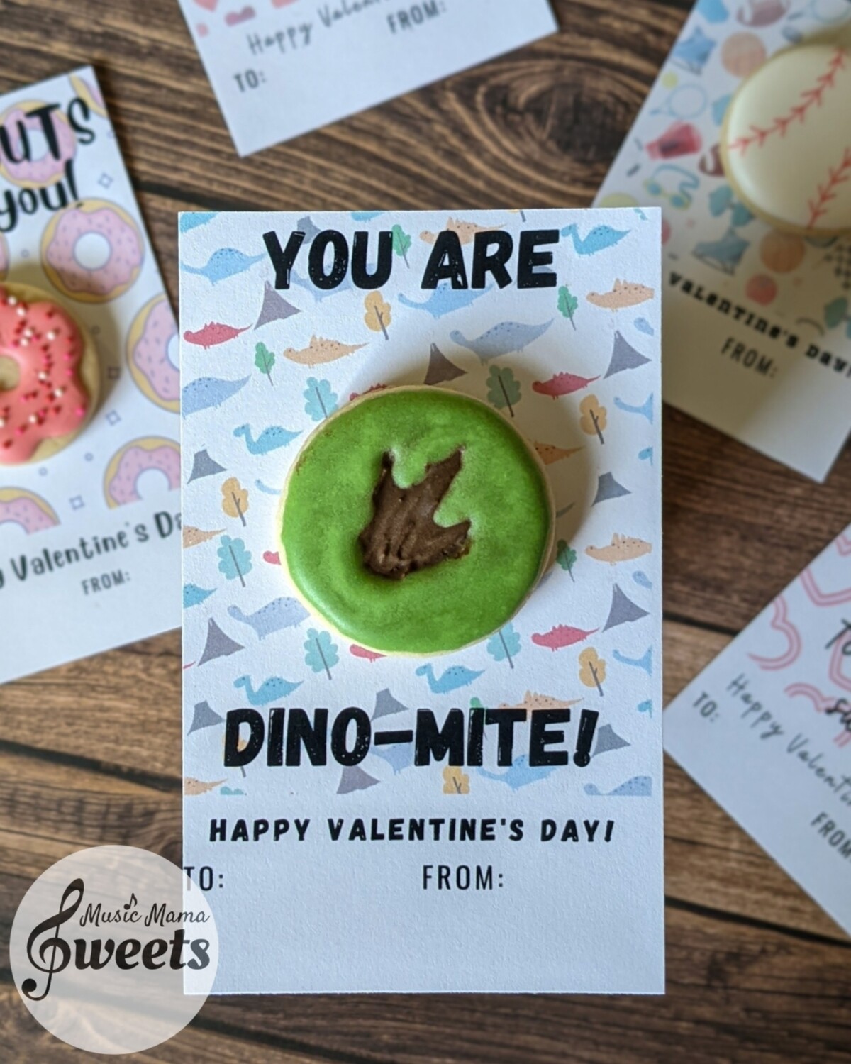 DINO-MITE set of 6 minis w/cards