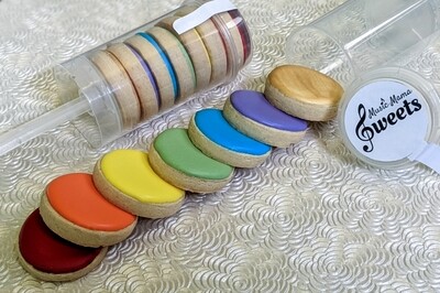 Rainbow Push Pop with Gold Coin