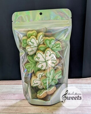 Bag of Lucky Clovers with Gold