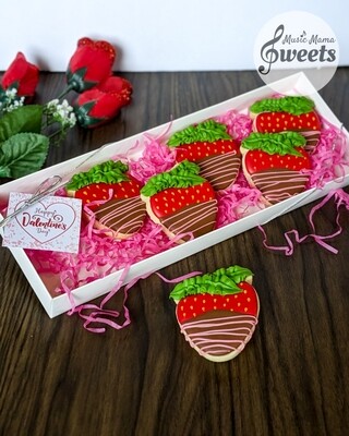 "Chocolate Strawberry" Sugar Cookies