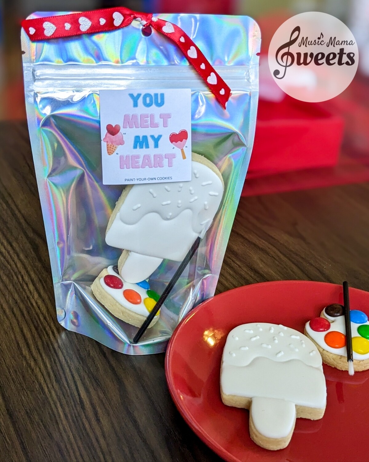 Paint-Your-Own Popsicle "You Melt My Heart"