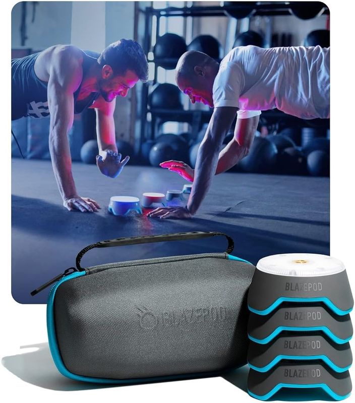 BlazePod Reaction Training Platform Improves Reaction Time and Agility for Athletes, Trainers, Coaches, Physical &amp; Neurological Therapists, Fitness Trainers, Physical Educators