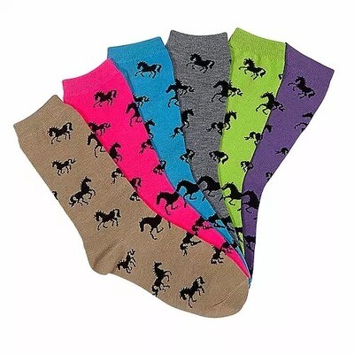 Horse Crew Socks