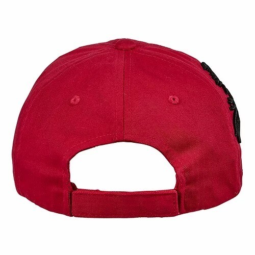 Distressed Horse Cap Red