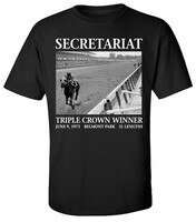 Secretariat 31 Lengths Tshirt Black