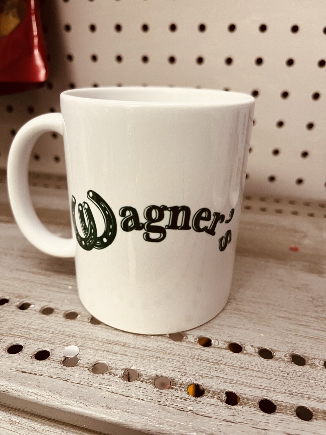 Wagner's Mug Green Logo