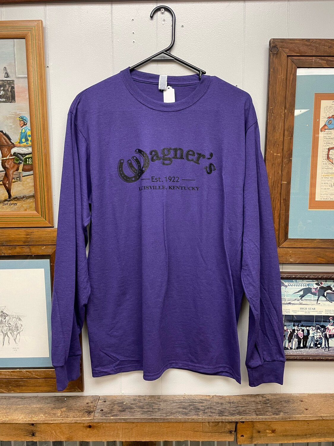 Wagners Logo L\S Purple