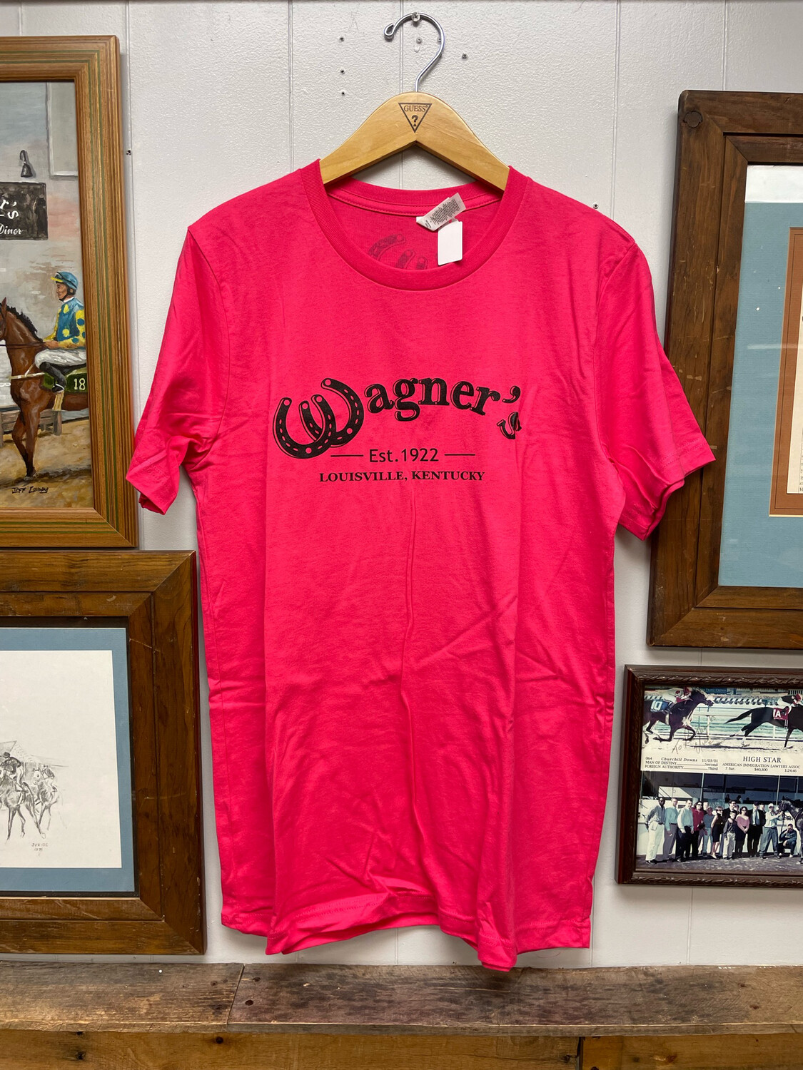 Wagners Logo T-Shirt Pink