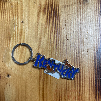 Kentucky W/horses Keychain