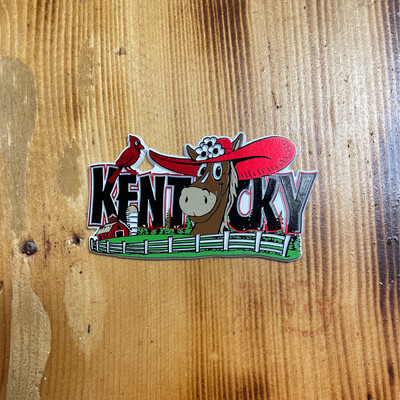 KY Horse w/Hat Magnet