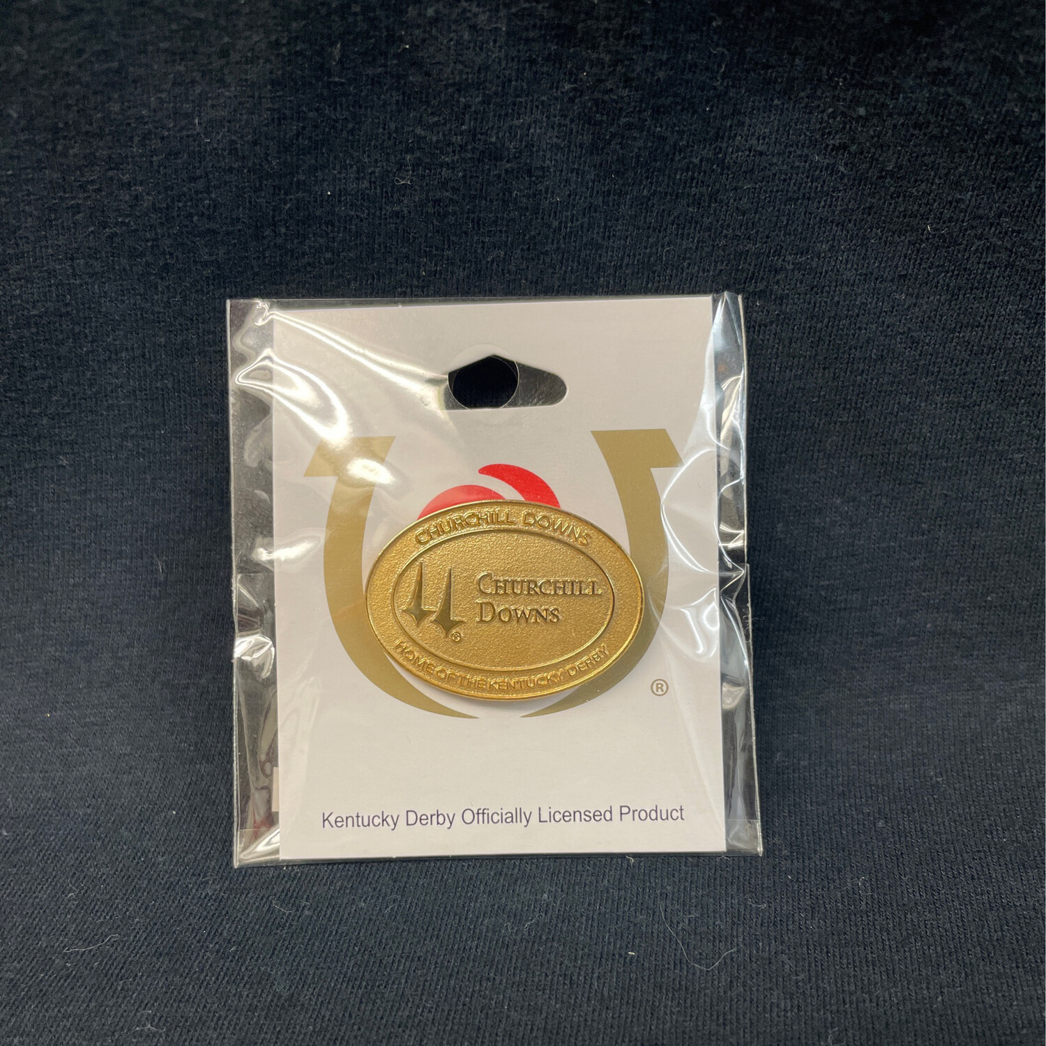 CD Oval Pin Gold