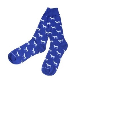 Blue Horse Socks