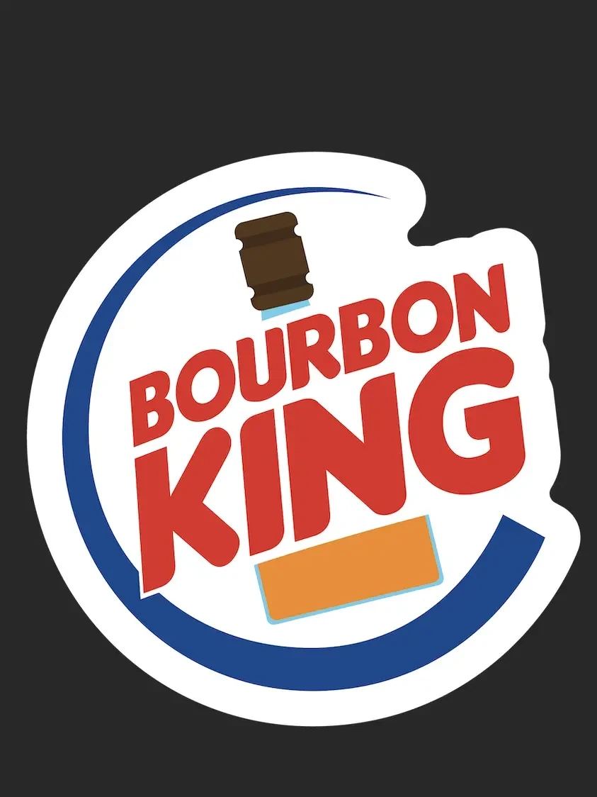 Bourbon King Sticker