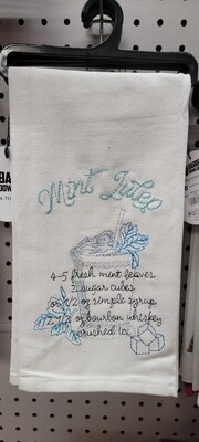 Mint Julep Embrodery Towel
