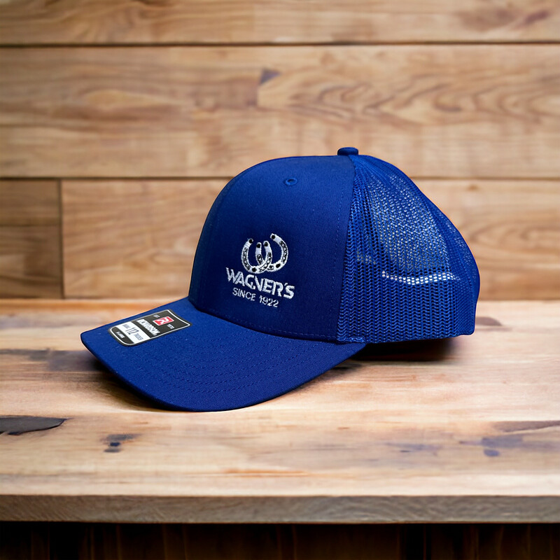 Horseshoe &quot;W&quot; Trucker Cap Blue