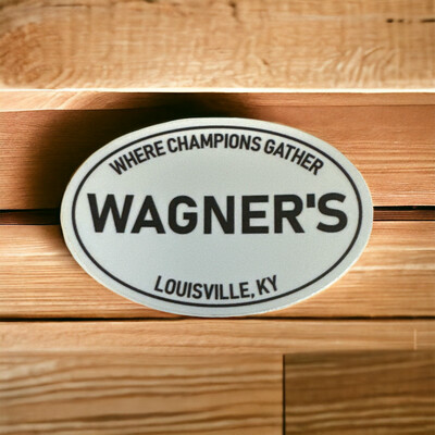 Wagner's Oval Sticker