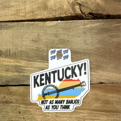 Not As Many Banjos-KDE Sticker