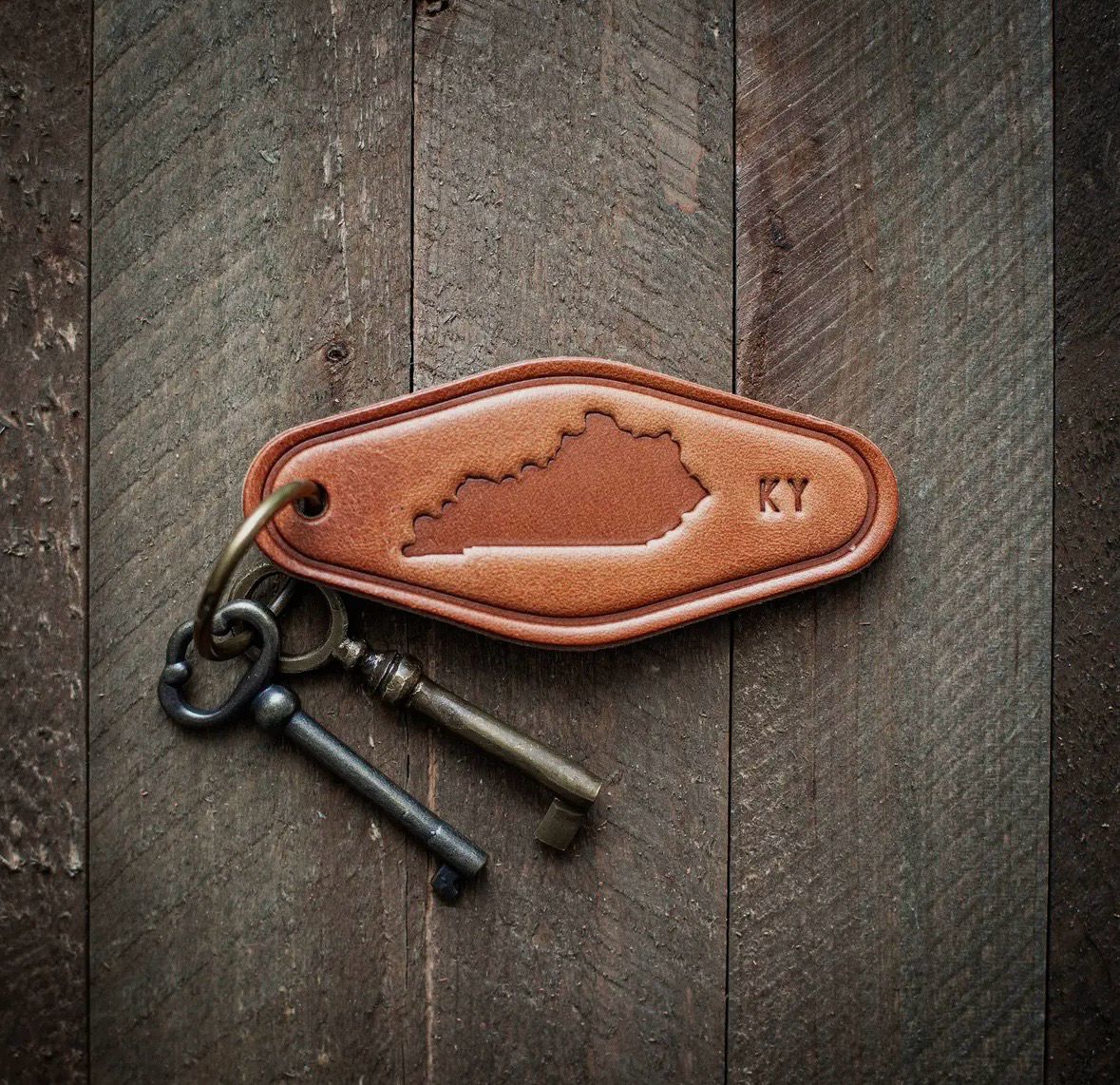 Ky Silhouette Motel Keychain