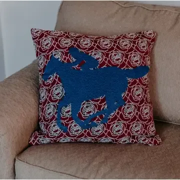 Horse &amp; Rose Pillow