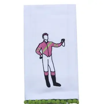 Standing Jockey Tea Towel
