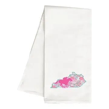 Run For Roses Tea Towel