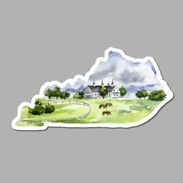 Ky Horse Farm Sticker