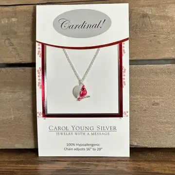 Cardinal Disk Necklace