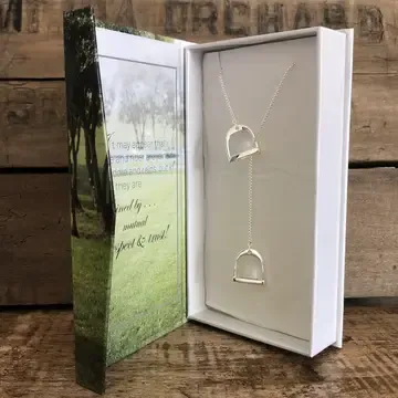 English Stirrup Necklace