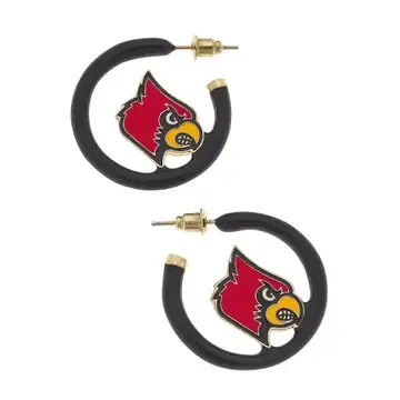 Lou Cards Enml Logo Earrings