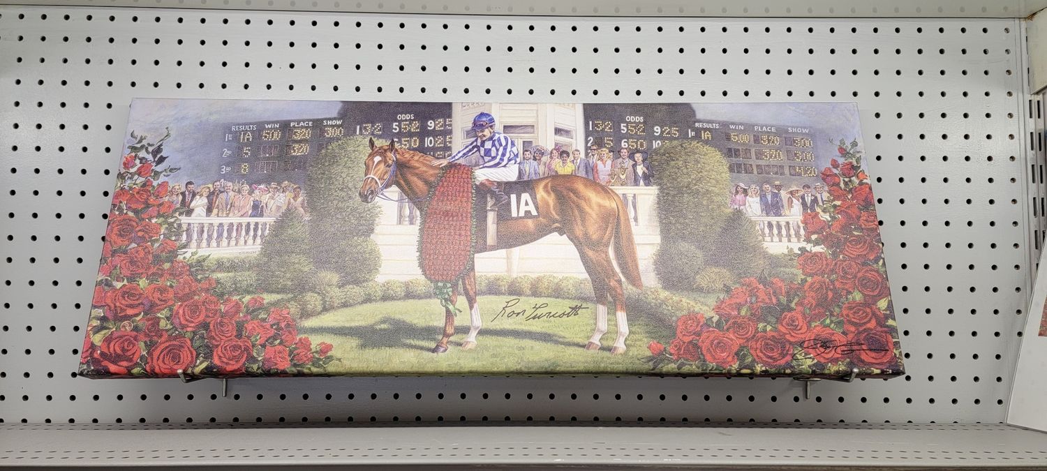 Secretariat Canvas Art C Giclee -Signed