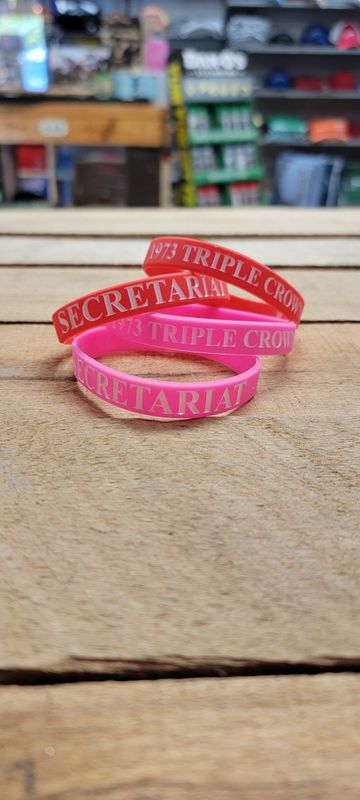 Secretariat Silicone Braclets