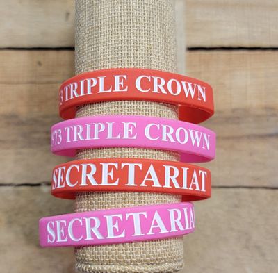 Secretariat Silicone Braclets