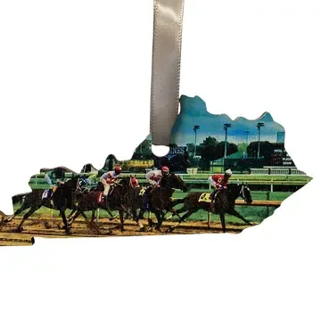 KY ornament Racing horses