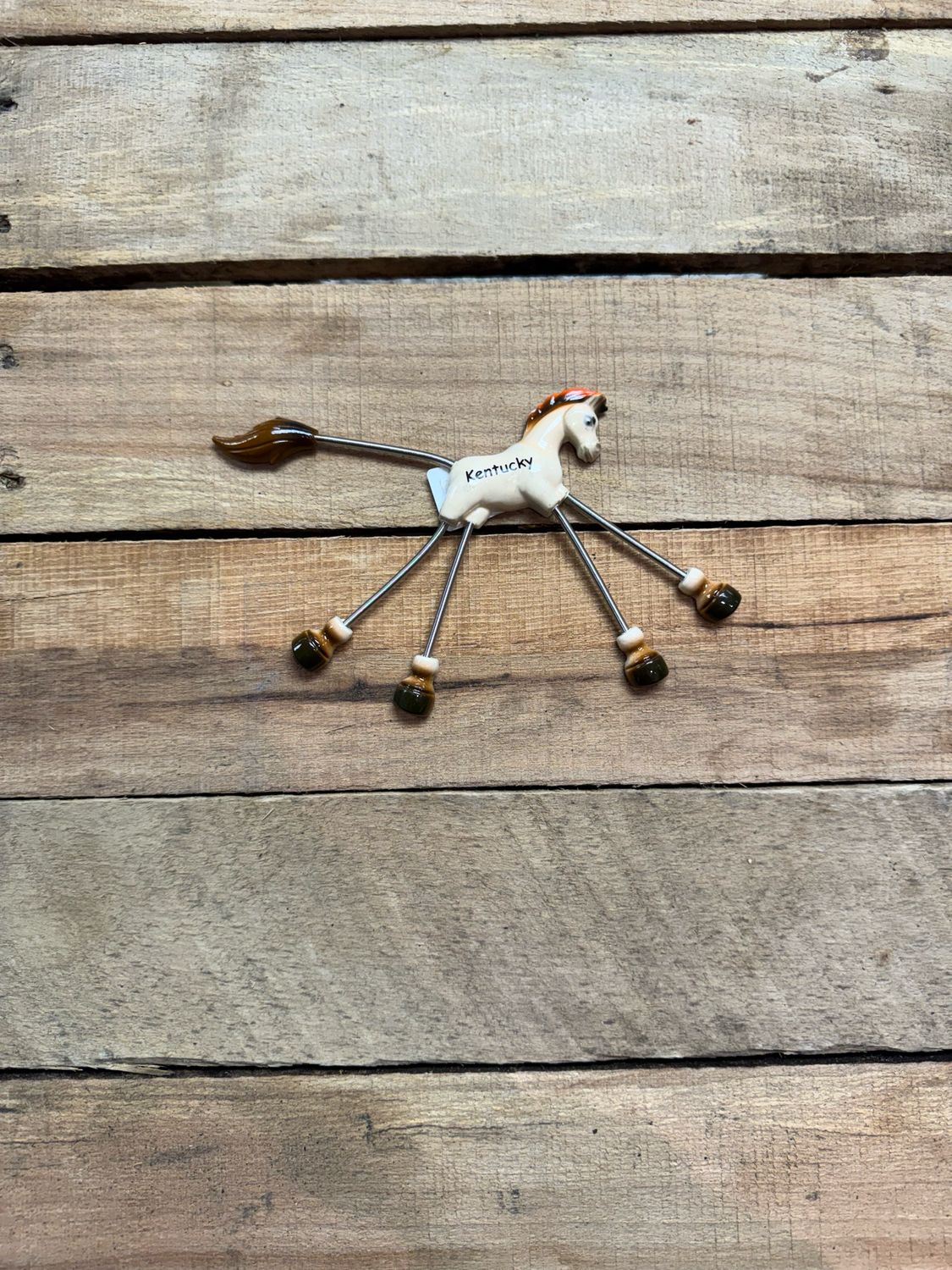 Crazy Legs Horse Magnet