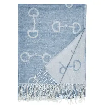 Snaffle Bit Scarf Blue