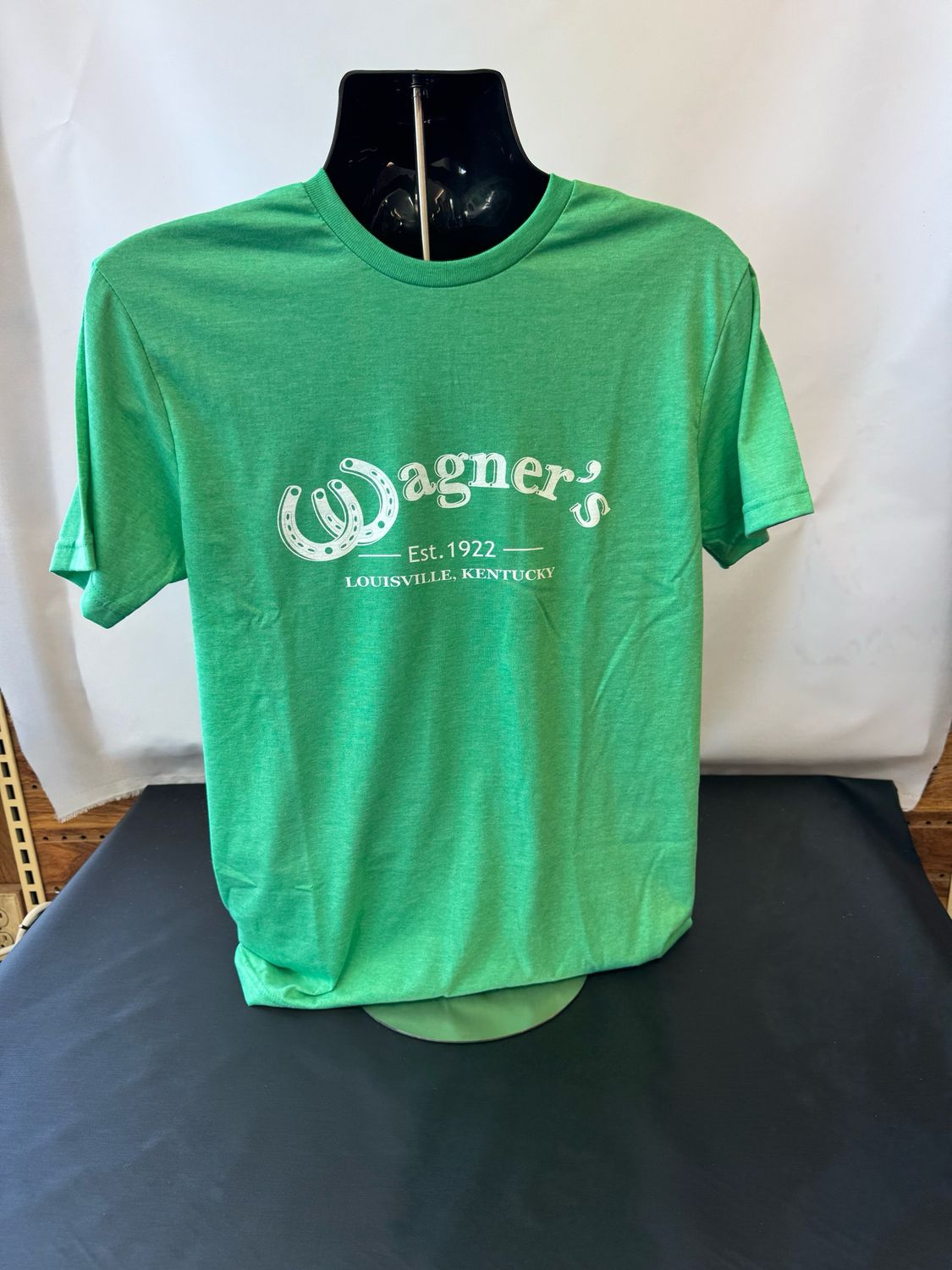 Wags Logo Tee Heather Green