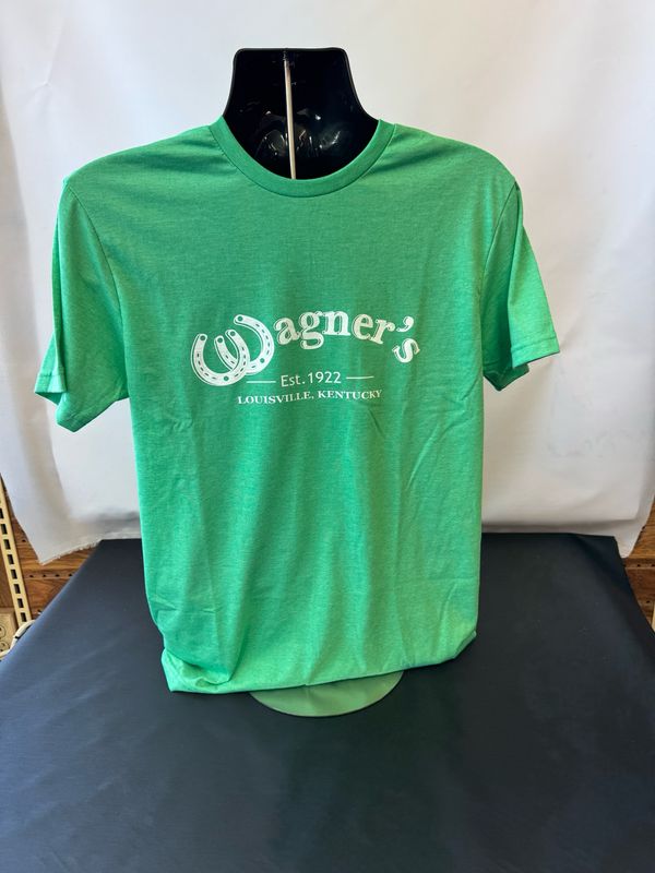 Wags Logo Tee Heather Green