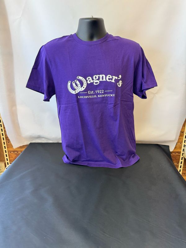 Wagners Logo Tee Purple