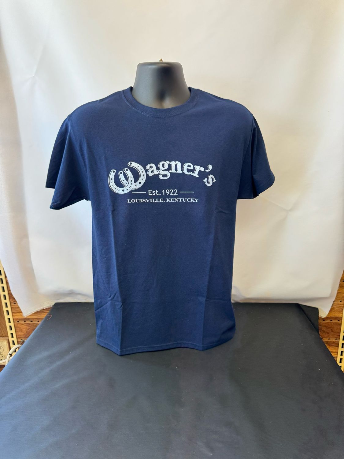 Wagners Logo Tee Navy