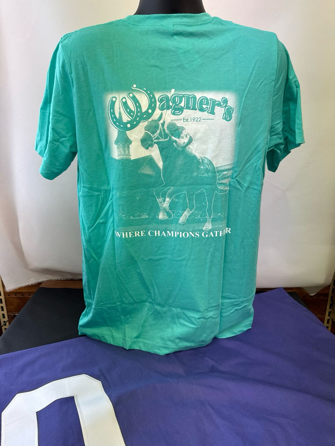 Smarty Jones Tee Seafoam
