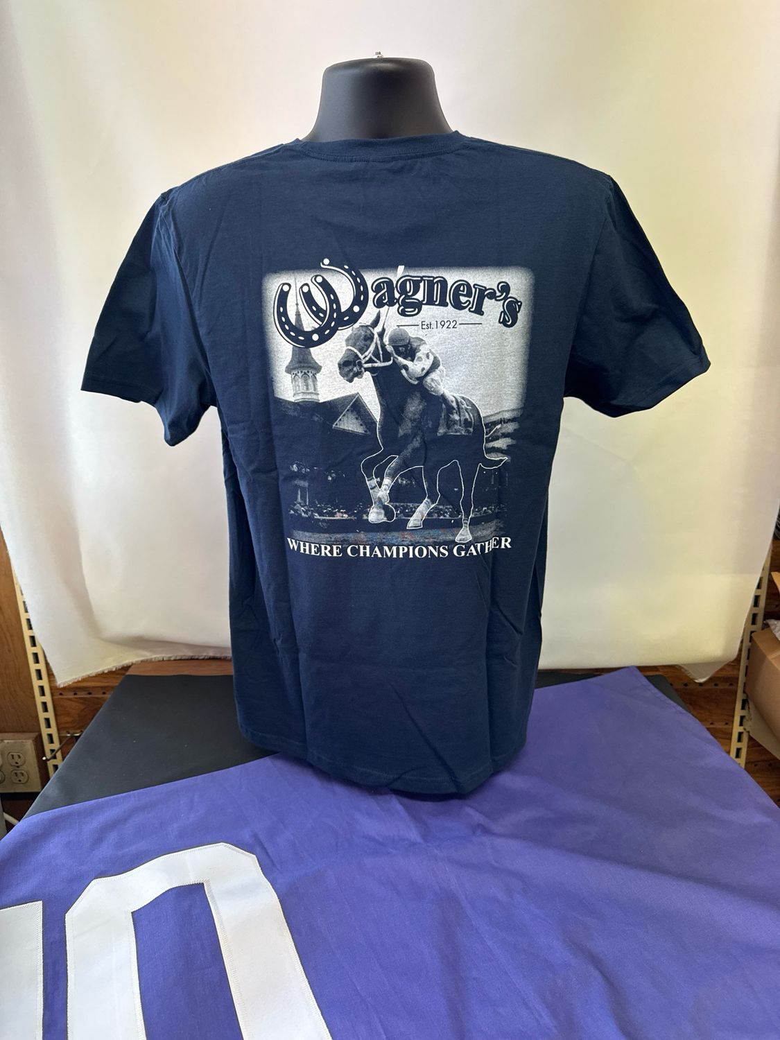 Smarty Jones Tee Navy